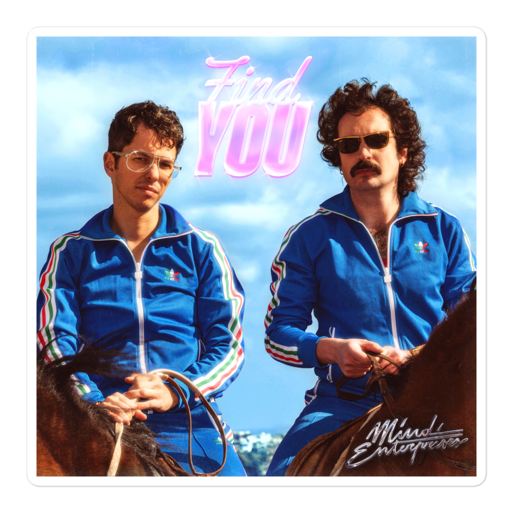 Find You - Bubble free sticker 14cm x 14cm