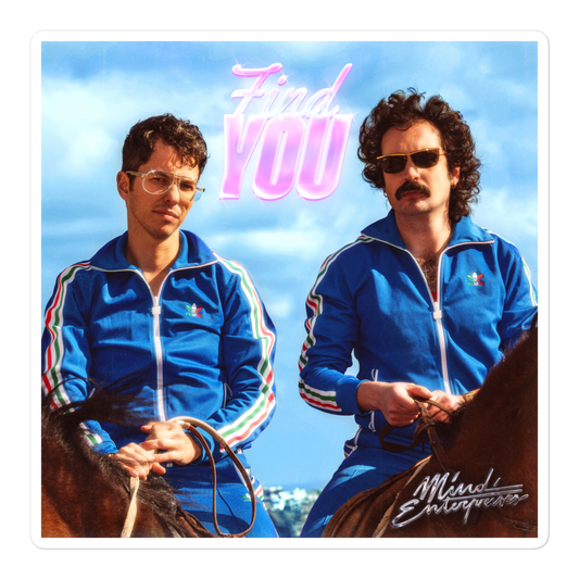 Find You - Bubble free sticker 14cm x 14cm